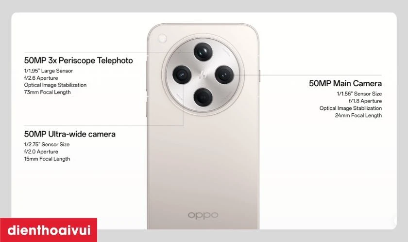 Hệ thống camera 50MP chất lượng cao