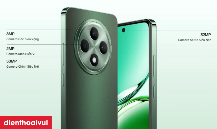 Camera 50MP chụp ảnh chi tiết