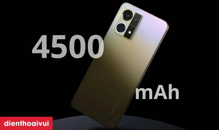 Pin 4500mAh thoải m&aacute;i sử dụng, sạc nhanh 33W