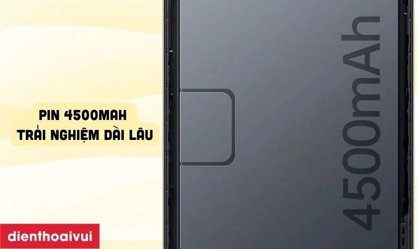 Pin 4500mAh trải nghiệm d&agrave;i l&acirc;u