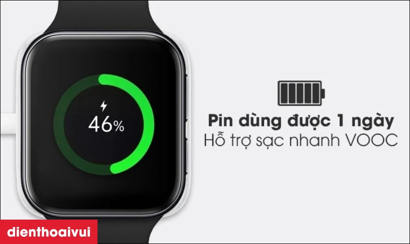 Sạc v&agrave;i ph&uacute;t, sử dụng cả ng&agrave;y