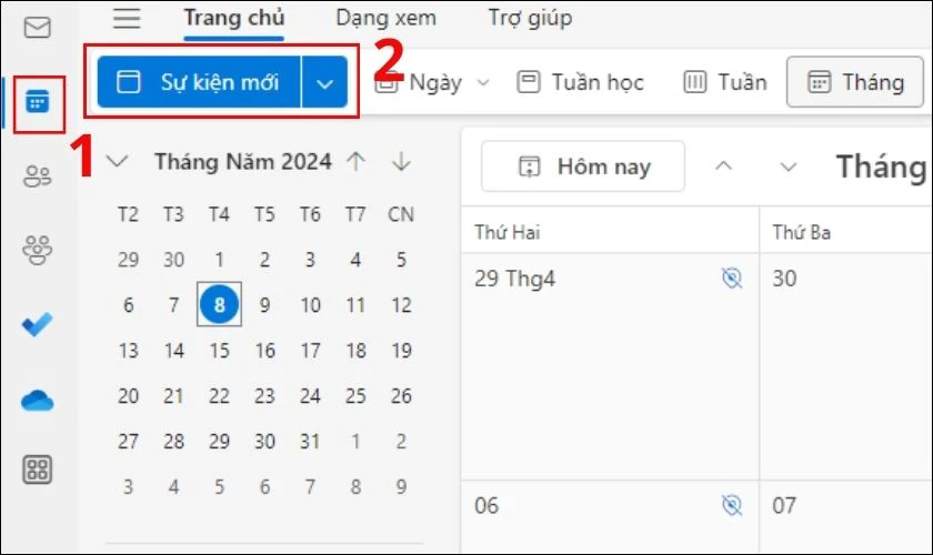 Lên lịch cho cuộc họp trên Outlook