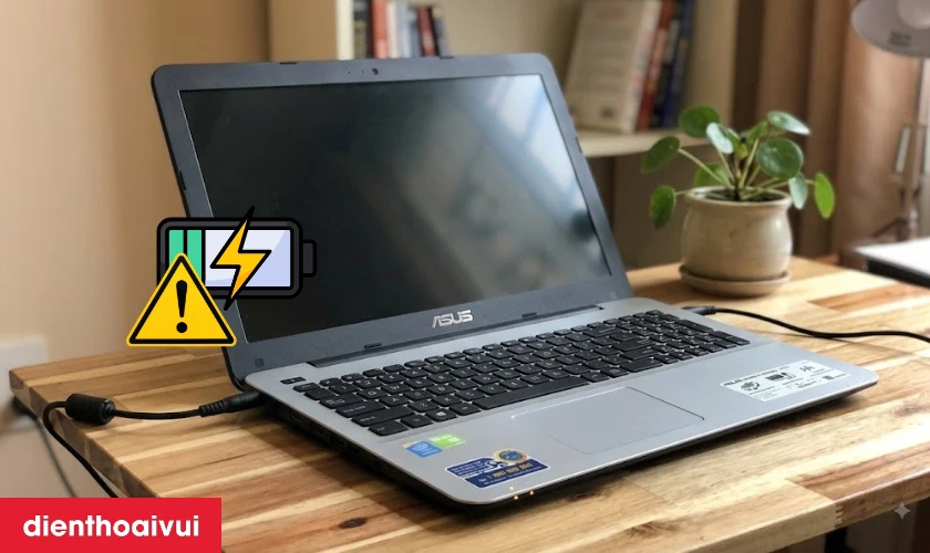 Laptop Asus kh&ocirc;ng nhận sạc
