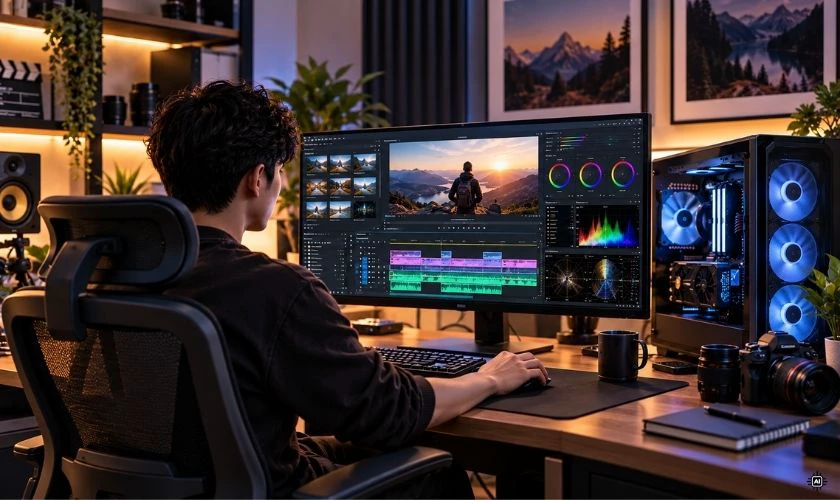 Ưu tiên RAM và GPU phù hợp workflow 4K