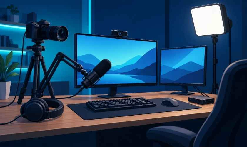 Những thiết bị cần thêm ngoài PC live stream