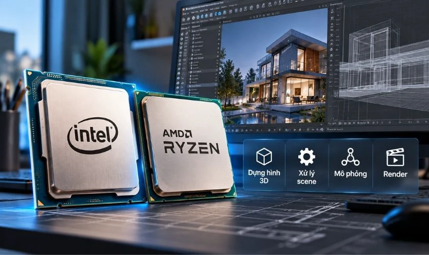 PC thiết kế đồ họa 3D cần cấu hình như thế nào?