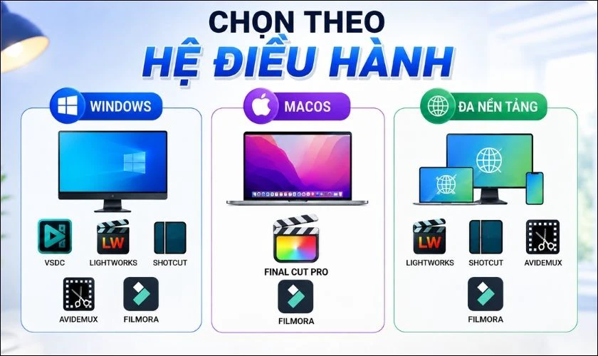 Chọn theo hệ điều hành