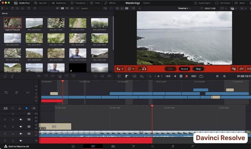 Phần mềm chỉnh sửa video chuyên nghiệp Davinci Resole