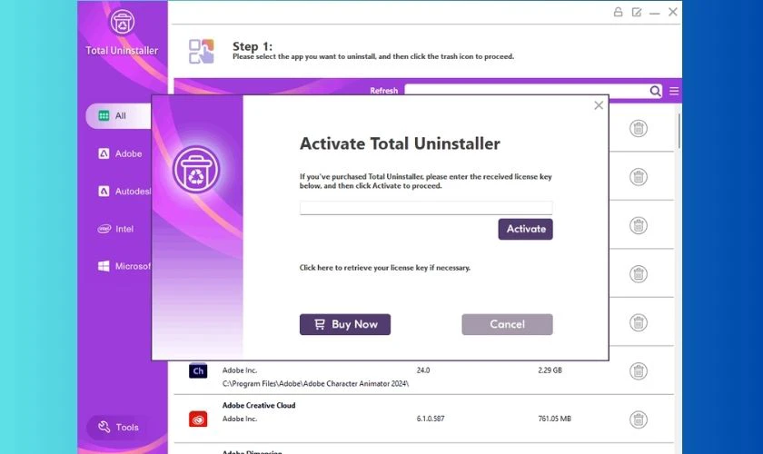 Total uninstall