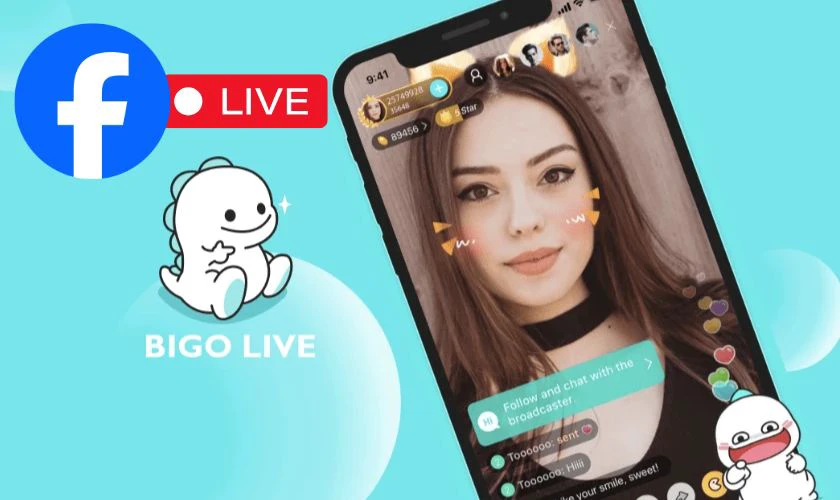 Bigo Live - Phần mềm livestream Facebook đẹp cho iPhone