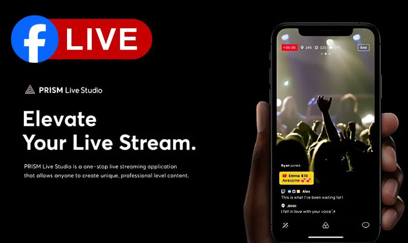 PRISM Live Studio l&agrave; c&ocirc;ng cụ livestream chuy&ecirc;n nghiệp