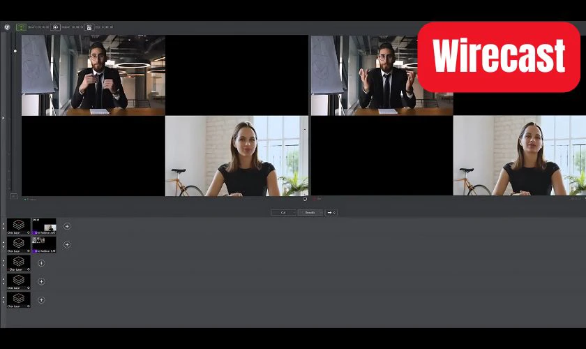 Wirecast cung cấp những t&iacute;nh năng livestream ti&ecirc;n tiến