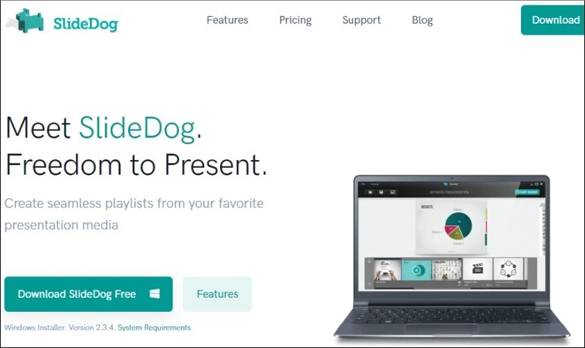 Phần mềm tr&igrave;nh chiếu SlideDog