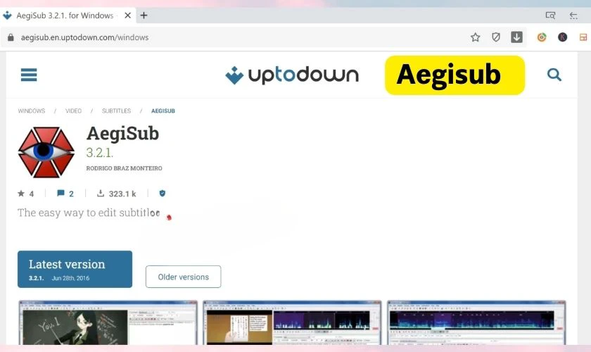 Aegisub phần mềm dịch video tr&ecirc;n điện thoại v&agrave; sub phim