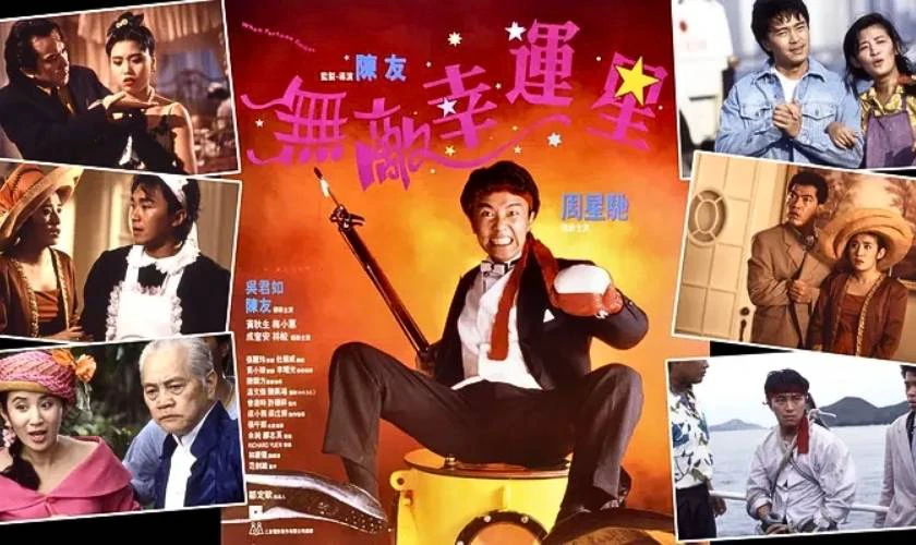 Vận May Mỉm Cười (1990) l&agrave; phim h&agrave;i Trung Quốc hay nhất