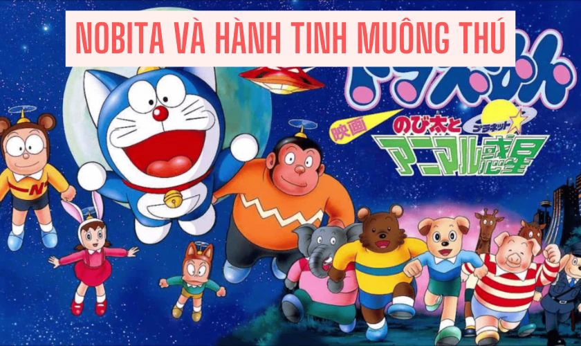 Phim hoạt h&igrave;nh Doraemon d&agrave;i hơi - Nobita V&agrave; H&agrave;nh Tinh Mu&ocirc;ng Th&uacute;