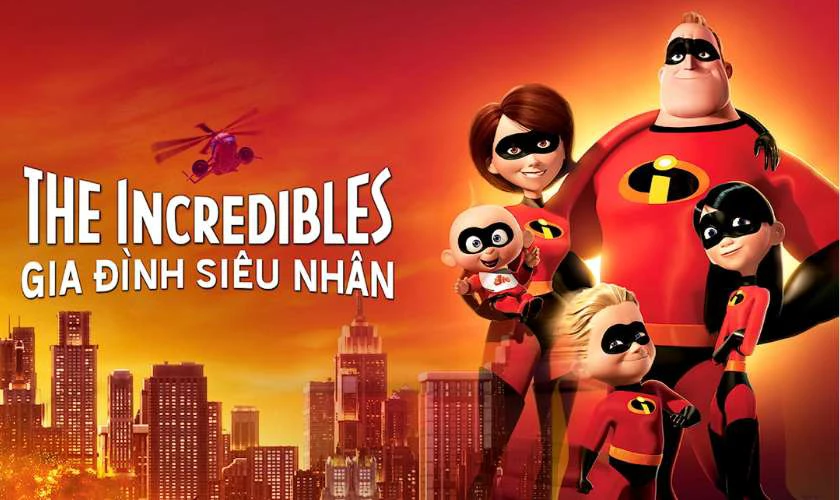 Phim hoạt h&igrave;nh si&ecirc;u nh&acirc;n gia đ&igrave;nh