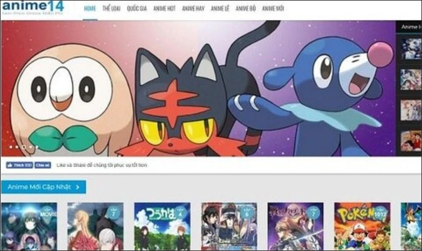 Anime14.net - website xem phim online miễn ph&iacute;