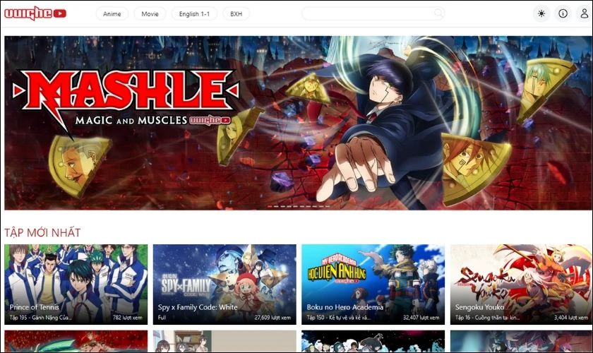 Vuighe.net l&agrave; website xem phim hoạt h&igrave;nh y&ecirc;u th&iacute;ch của nhiều mọt phim