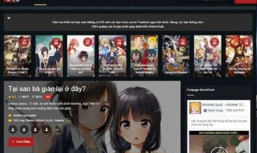 Animevietsub.org - Thi&ecirc;n đường phim hoạt h&igrave;nh, cập nhật mới nhất