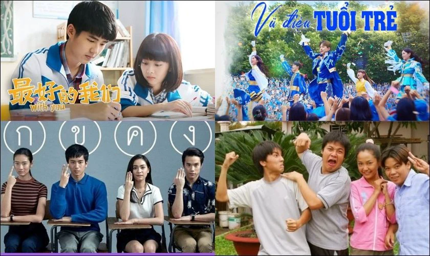 Phim học đường lấy bối cảnh trường học v&agrave; những c&acirc;u chuyện học sinh tuổi mới lớn
