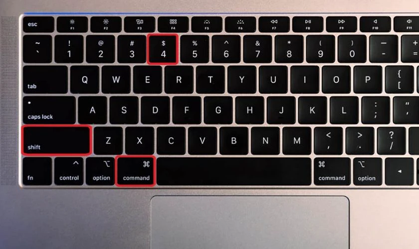 Các phím tắt chụp một phần màn hình