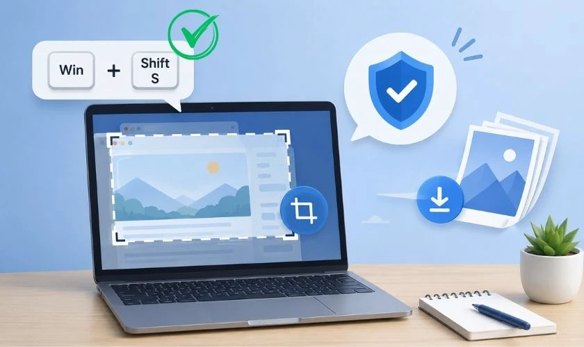 Những lưu ý khi dùng phím tắt chụp màn hình