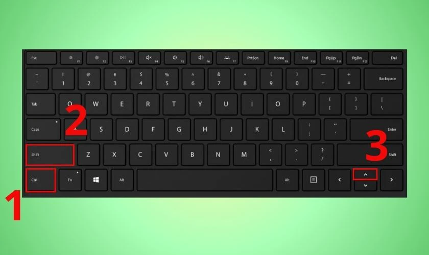 Chuyển sheet bằng ph&iacute;m tắt tr&ecirc;n Windows