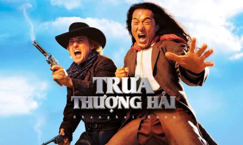 Phim h&agrave;nh động Trưa Thượng Hải - Shanghai Noon (2000)
