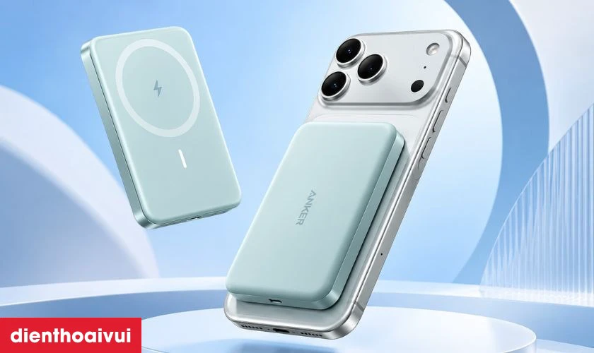 Thiết kế nam ch&acirc;m của Pin dự ph&ograve;ng Anker MagGo Qi2 10000mAh c&oacute; ưu điểm g&igrave;