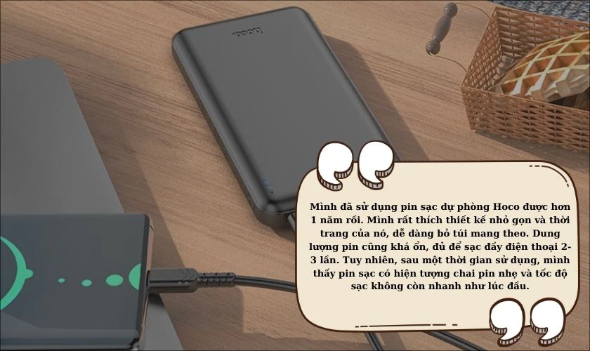 SẠC DỰ PHÒNG HOCO DUNG LƯỢNG LỚN 20000MAH HỖ TRỢ SẠC NHANH NHIỀU THIẾT BỊ