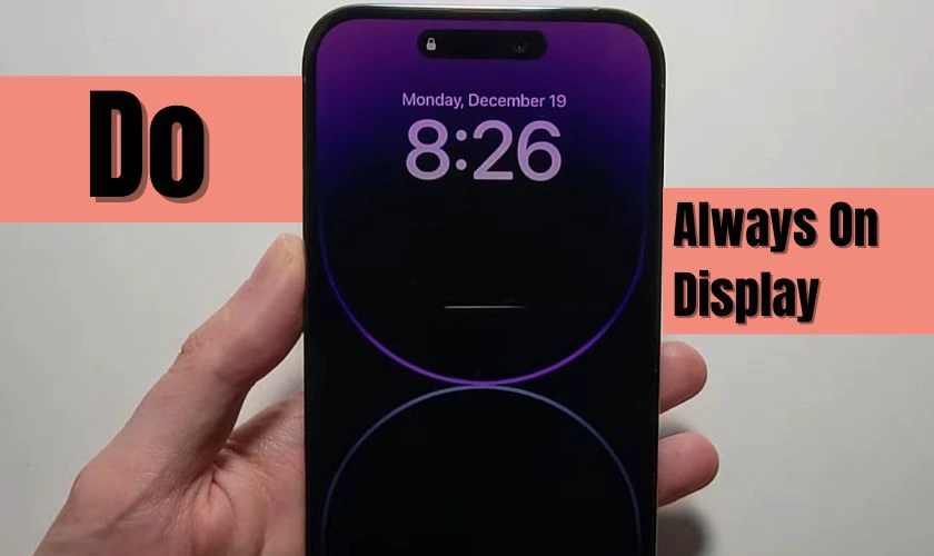 Pin iPhone 14 Pro Max tụt nhanh do đâu - Do AOD