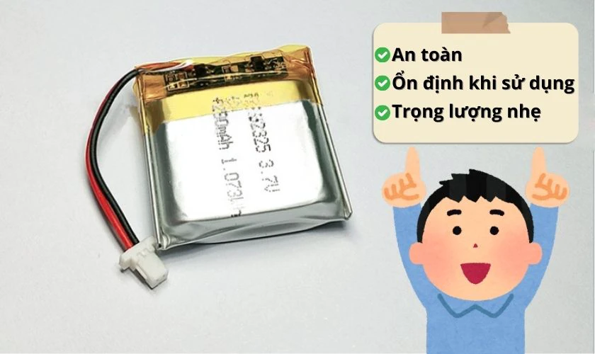 Pin Lithium-polymer có tốt không?