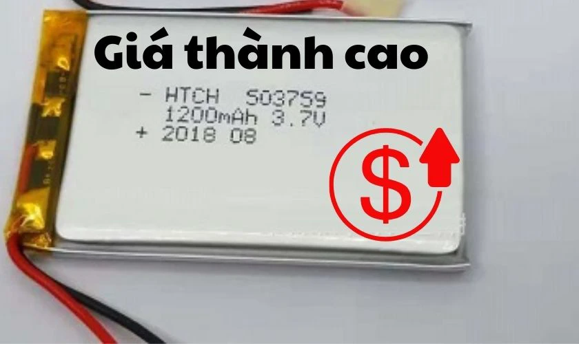 Nhược điểm của Pin Lithium-polymer là gì?