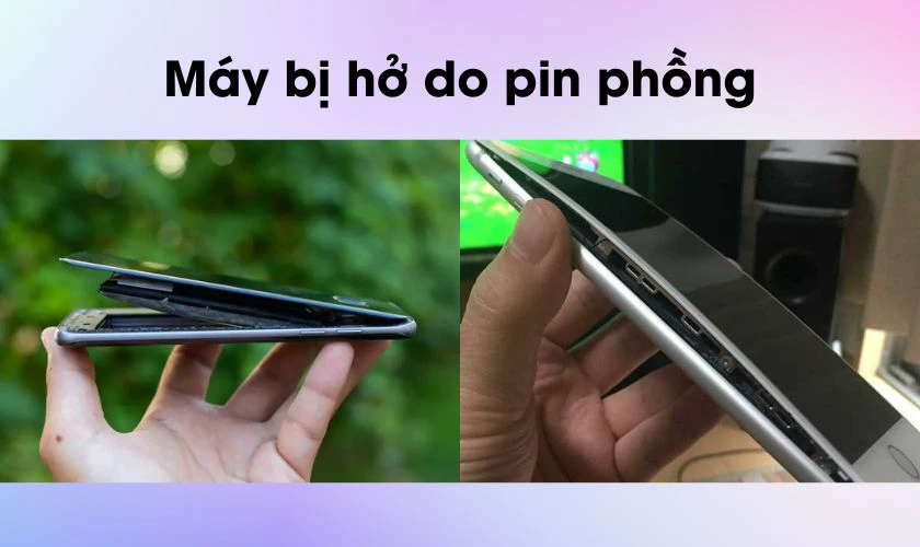 Pin phồng c&oacute; ảnh hưởng g&igrave; đến điện thoại?