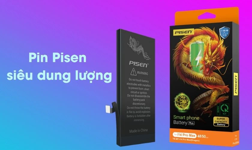 Pin Pisen siêu dung lượng
