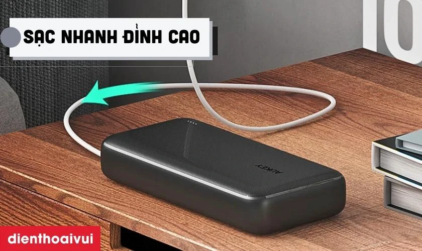 Đặc điểm của sản phẩm pin sạc dự ph&ograve;ng Aukey 20.000mAh PB-N74S