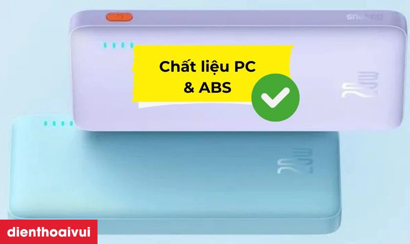 Đặc điểm của pin sạc dự ph&ograve;ng Baseus Airpow Fast Charge 20.000mAH 20W