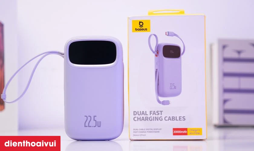 Đặc điểm của pin sạc dự phòng Baseus Qpow2