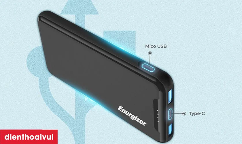 Pin dự ph&ograve;ng Energizer 10.000 mAh