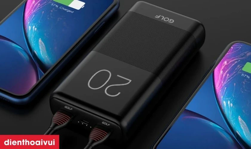 Đặc điểm của pin sạc dự ph&ograve;ng Golf 10.000mAh G80-C