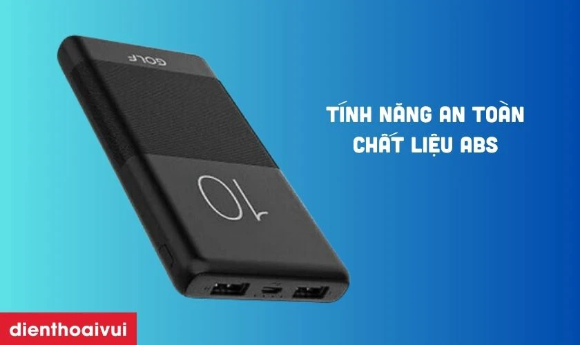 T&iacute;nh năng an to&agrave;n, với chất liệu ABS