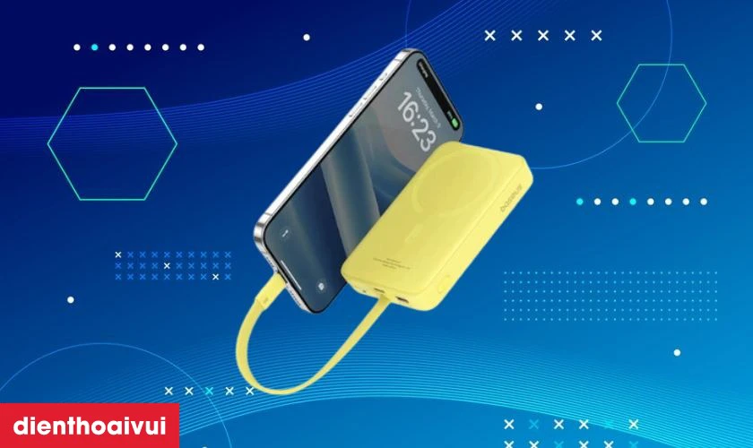 Đặc điểm nổi bật của Pin sạc dự ph&ograve;ng kh&ocirc;ng d&acirc;y Baseus Magnetic Mini Fast Charge Type C Edition 10000mAh 30W