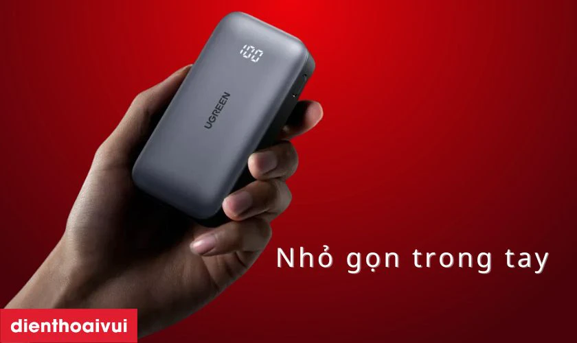 Sản phẩm c&oacute; h&igrave;nh d&aacute;ng chỉ bằng chiếc smartphone v&agrave; trọng lượng chỉ hơn 200g