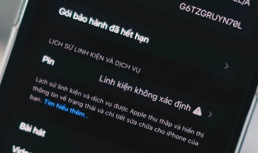 Cách kiểm tra pin zin iPhone chính xác