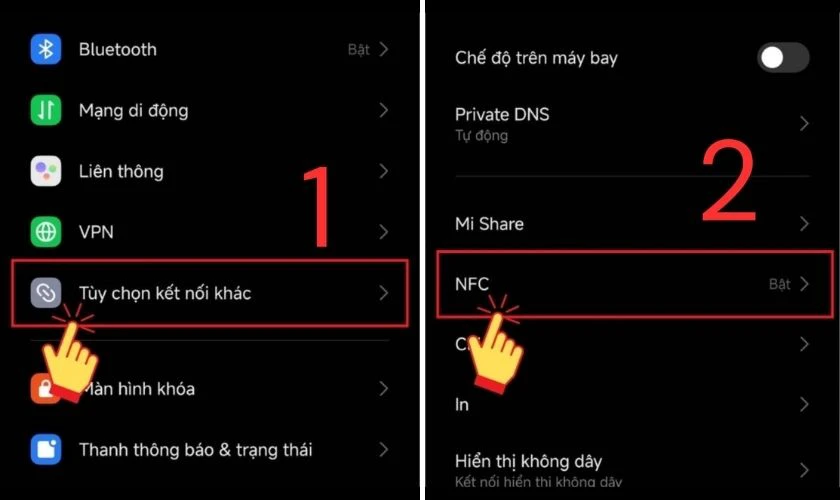 Cách bật NFC trên POCO M7 nhanh chóng