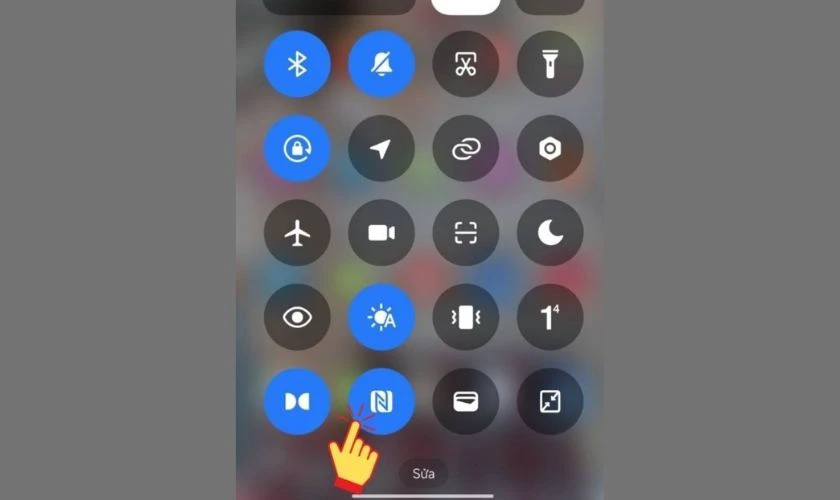 Tìm biểu tượng NFC