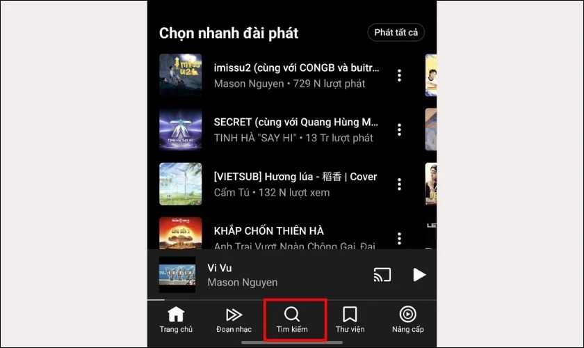 Nghe Podcast bằng YouTube Music