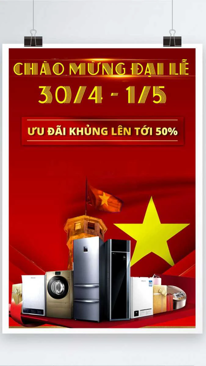 Áp phích sale lễ ấn tượng, độc đáo, đẹp nhất