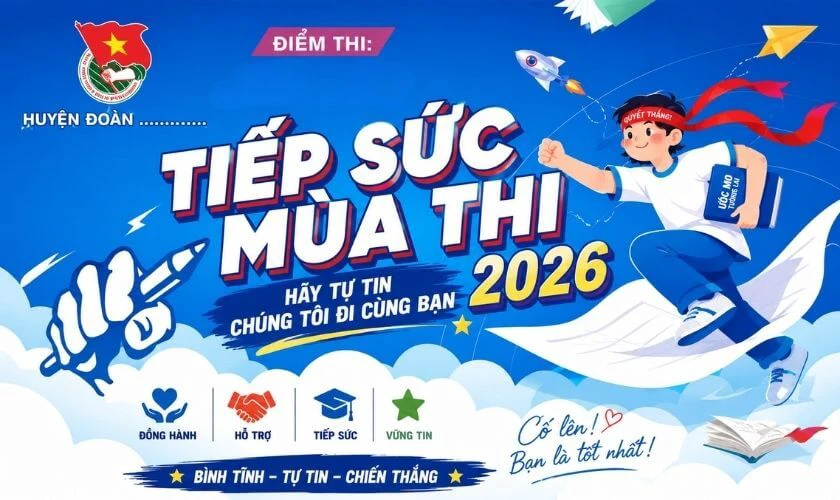 Poster tiếp sức mùa thi mới nhất